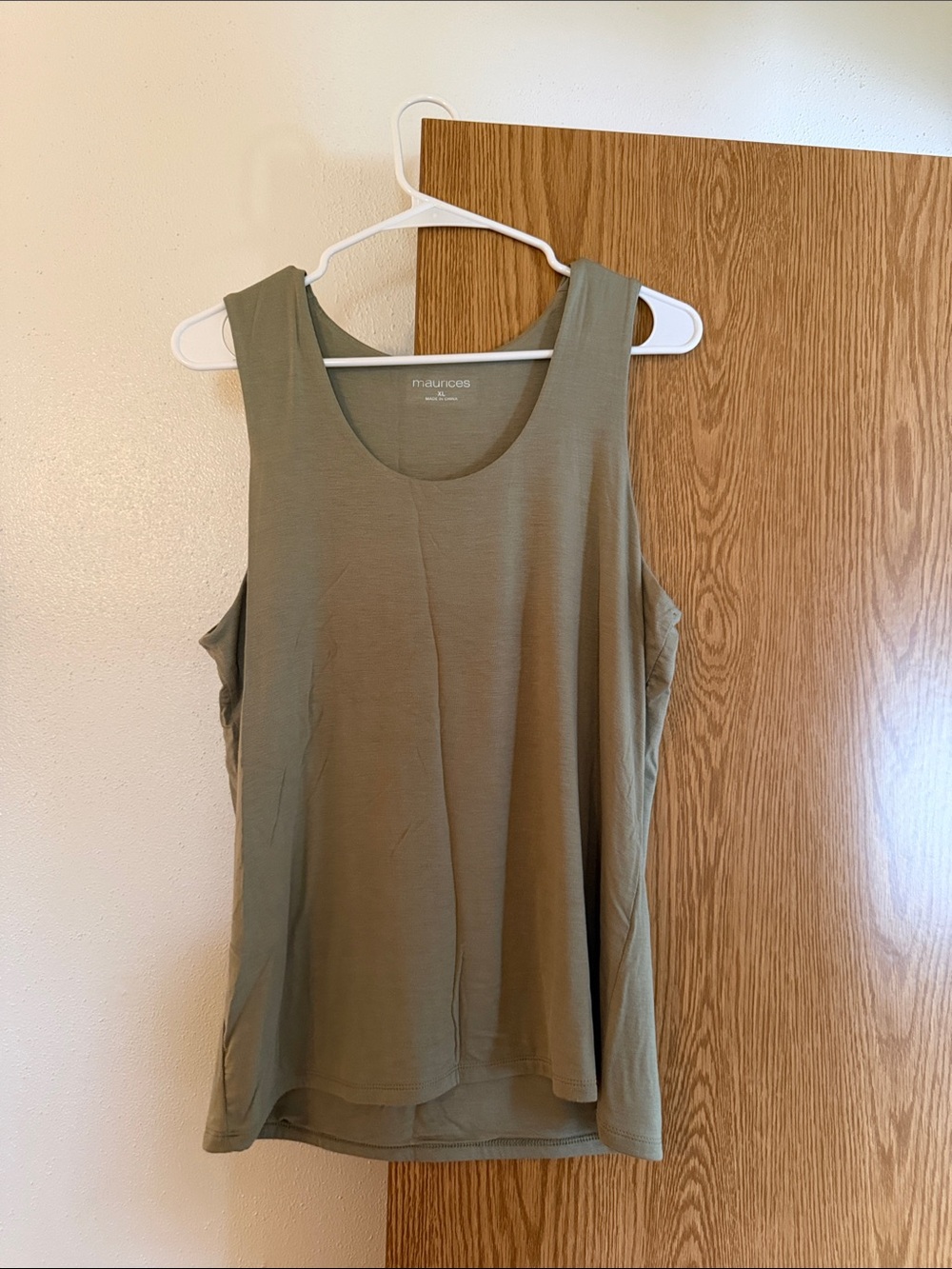 Maurices Olive-Style Scoop Neck Tank — Lightweight Everyday Top